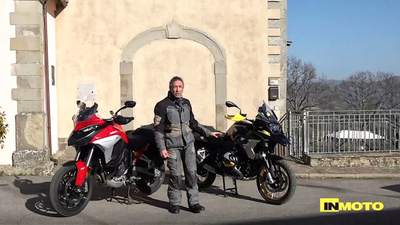 Video-Sfida: BMW R 1250 GS Vs Ducati Multistrada V4 S