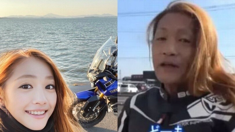 La giovane motociclista è... un uomo: tv smaschera l'influencer