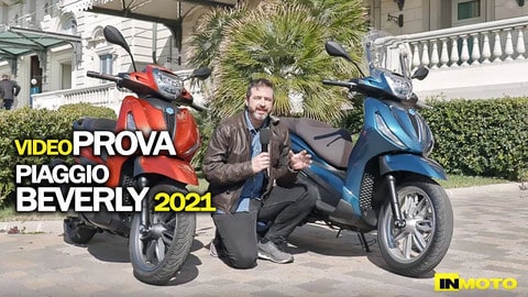 Video-prova Piaggio Beverly 300 e 400 2021: a ognuno il suo!