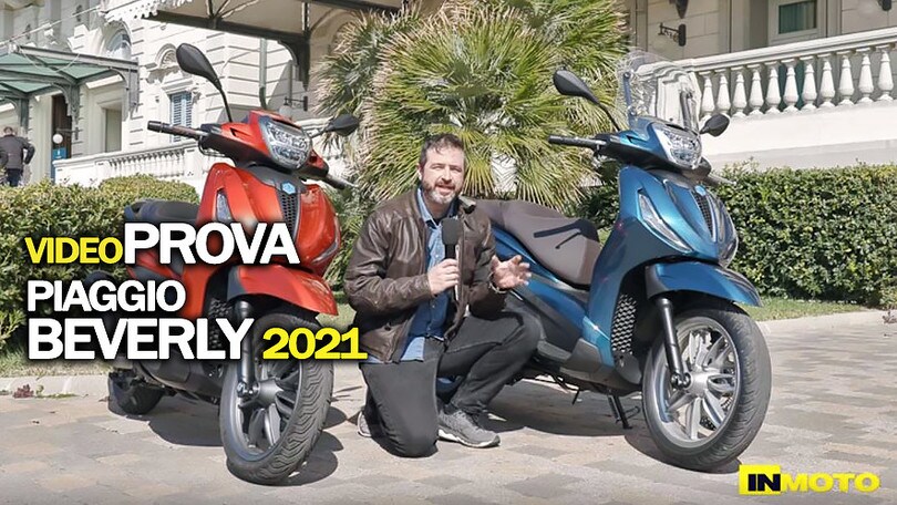 Video-prova Piaggio Beverly 300 e 400 2021: a ognuno il suo!