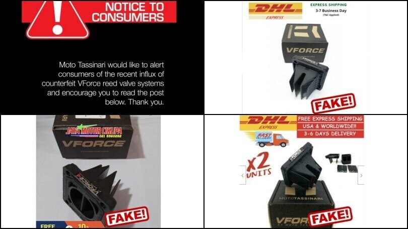 Faster96 avverte: "V-Force "fake" in giro, attenzione"