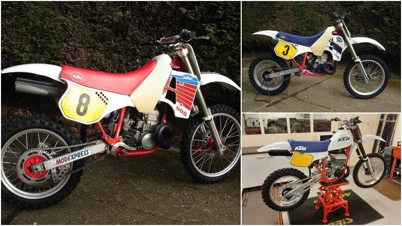 KTM da cross: rubati tre modelli classici dell’ex campione Kees van der Ven