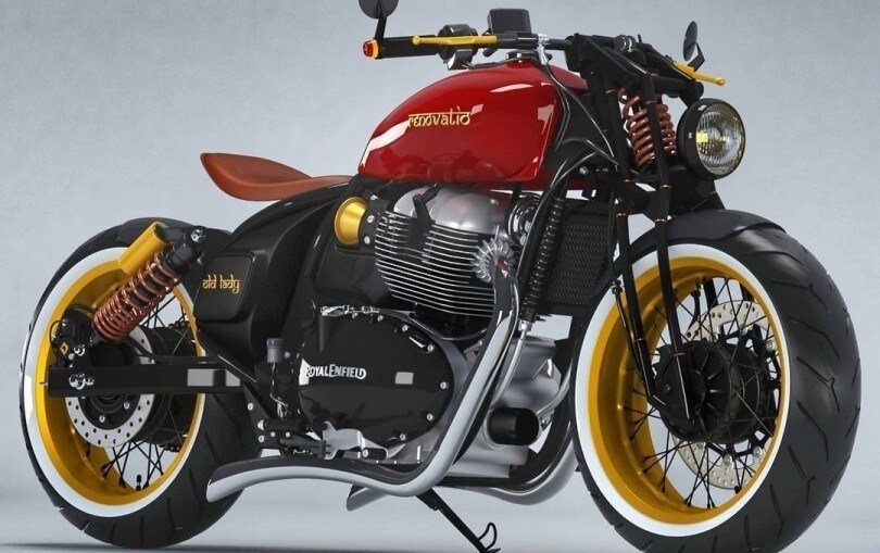 Royal Enfield Continental GT: un rendering la trasforma in un bobber