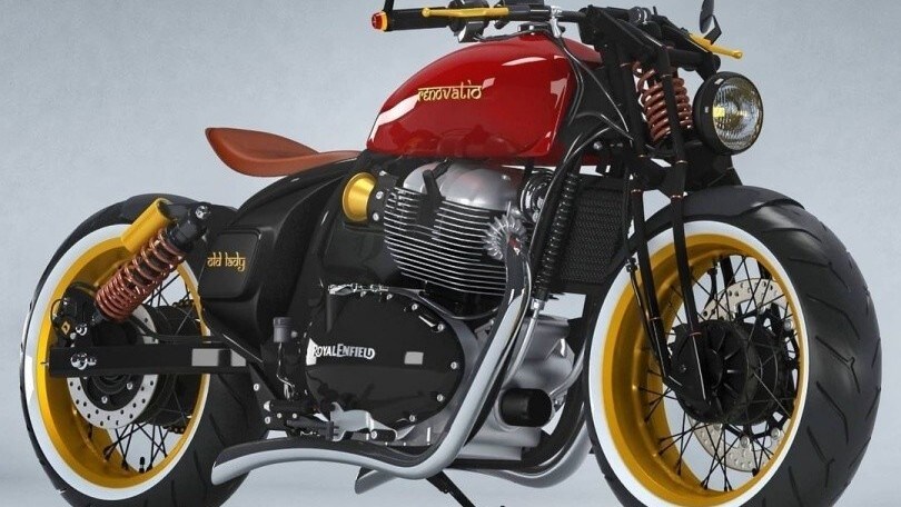 Royal Enfield Continental GT: un rendering la trasforma in un bobber
