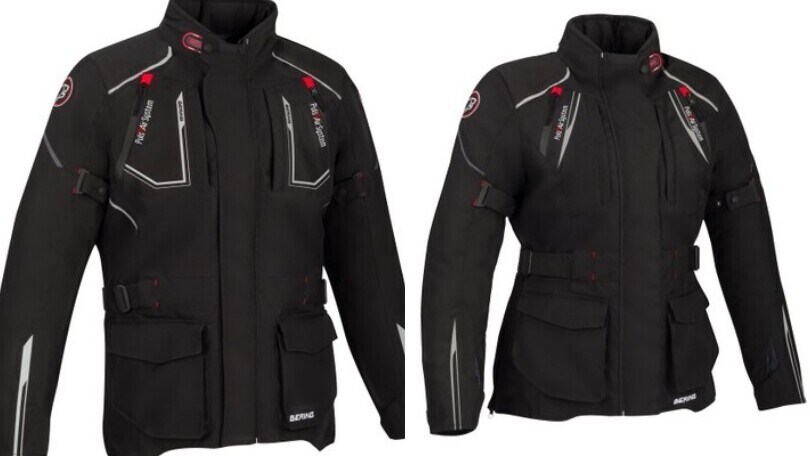 Giacca Bering Oural e casco Shark Helmets Evo-ES