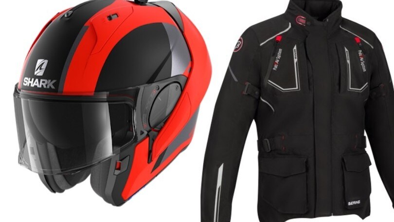 La giacca Bering Oural e il casco Shark Helmets Evo-ES: due capi per l'estate