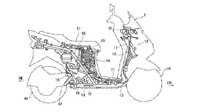 Suzuki, depositato il brevetto per uno scooter elettrico