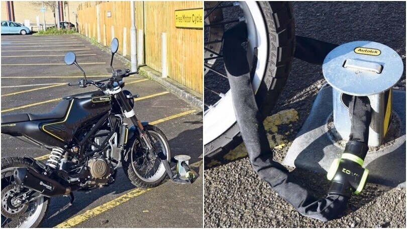 Regno Unito: denaro dei ladri di moto riutilizzato per ancore antifurto