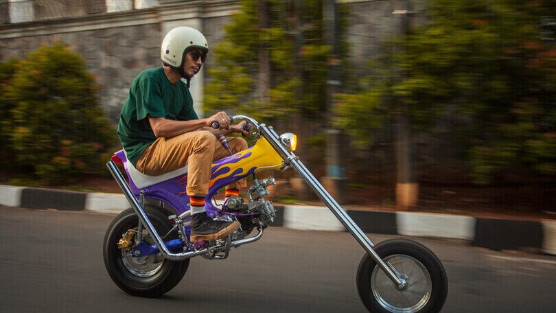 Honda Dax "Ramone", quando il chopper è minuscolo