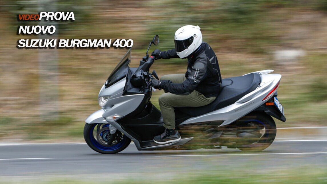 Prova Suzuki Burgman 400 2022: operazione commuting VIDEO