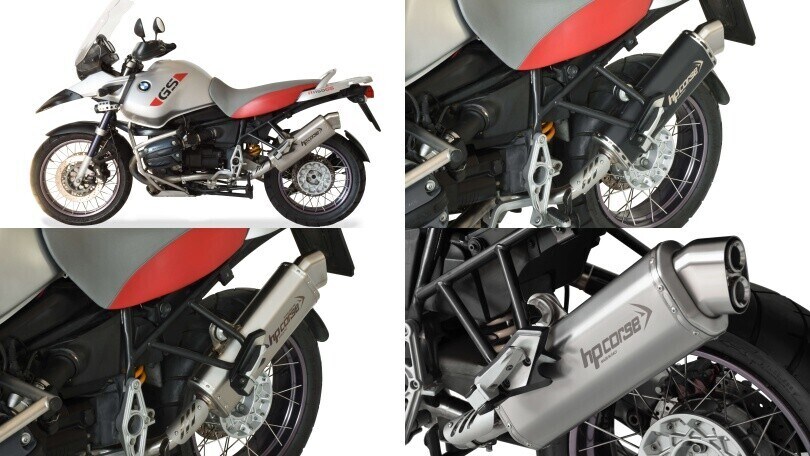 Nuovo scarico HP Corse 4-TRACK R per BMW R 1150 GS FOTO