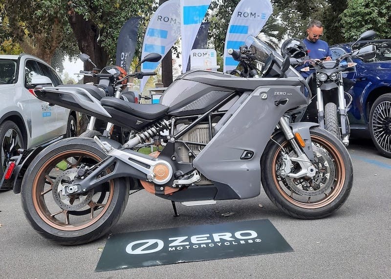 Rom E: Zero Motorcycles all'evento Green della Capitale