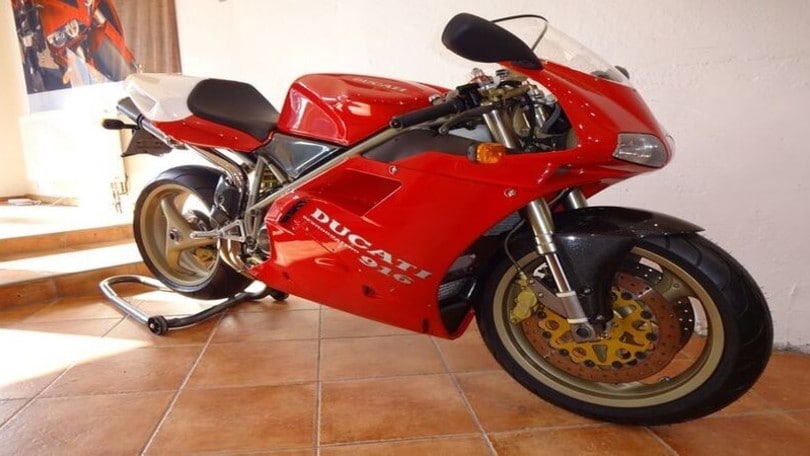 Ducati 916 SPS, modello 000 all'asta FOTO