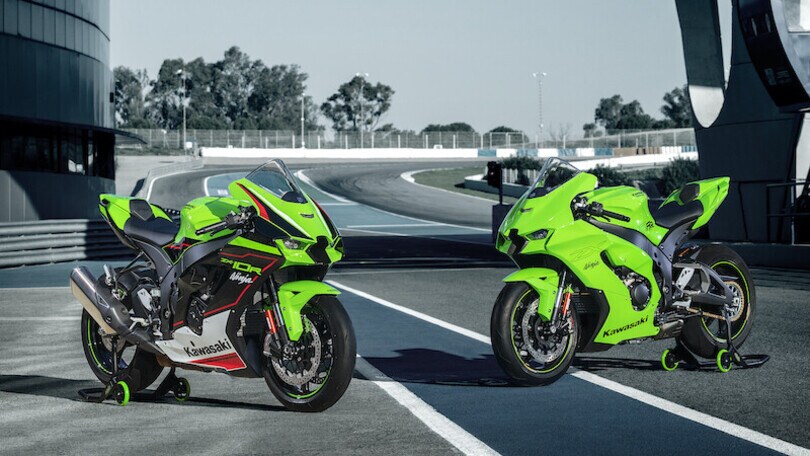 Kawasaki Ninja ZX-10R ed RR: logo River Mark per il 2022, tecnica confermata