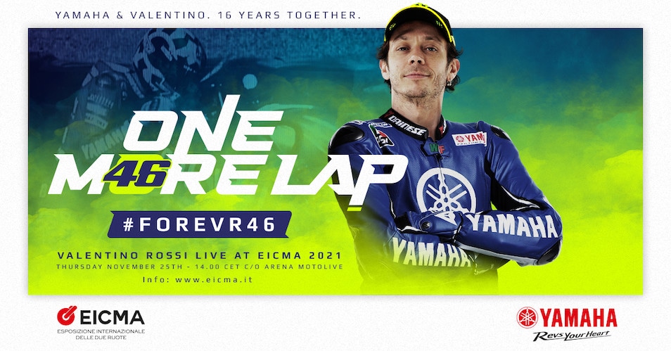 "One More Lap", ad Eicma i pass per l'evento con Valentino Rossi. Ecco come
