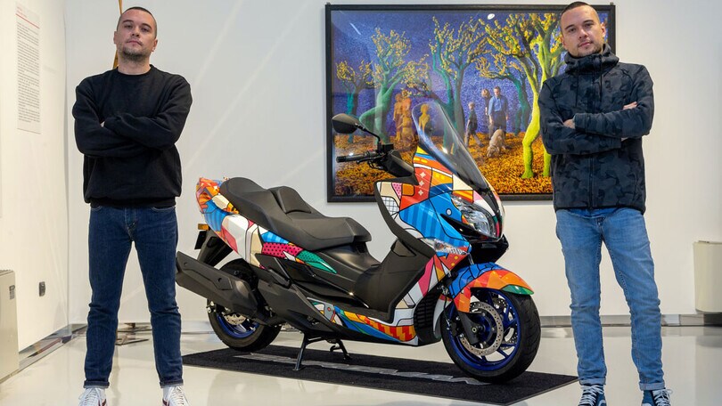 Suzuki ARThletes: asta di beneficenza per un Burgman 400 unico