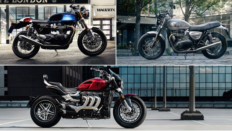 Triumph: arrivano le Special Edition per Thruxton, Rocket 3 e Street Twin