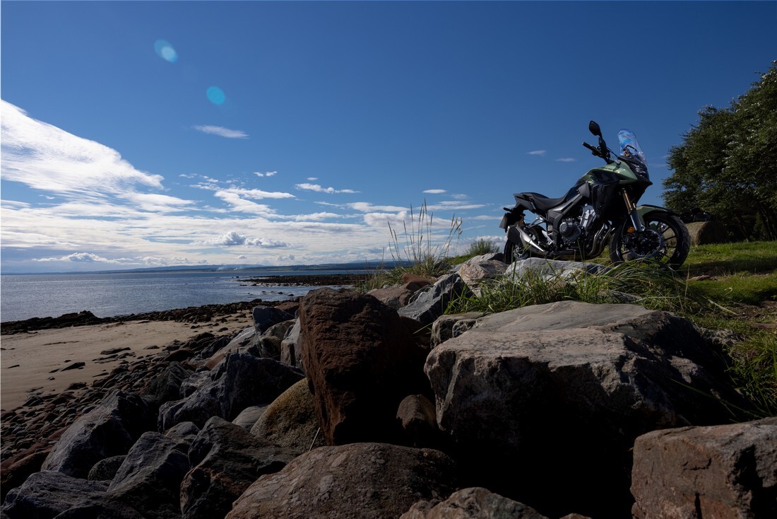 Super Test gamma Honda 500 my 2022 in Scozia: FOTO