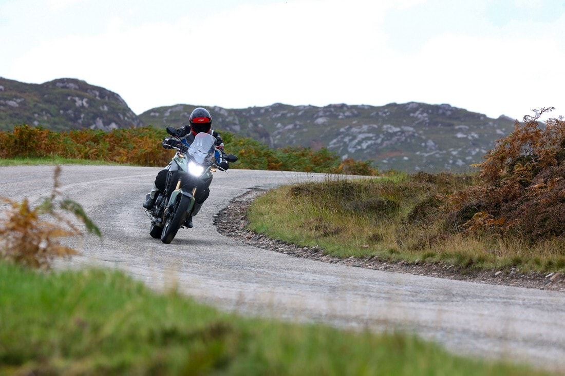 Super Test gamma Honda 500 my 2022 in Scozia: FOTO