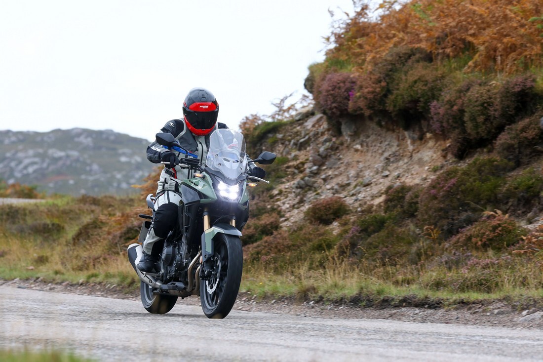 Super Test gamma Honda 500 my 2022 in Scozia: FOTO