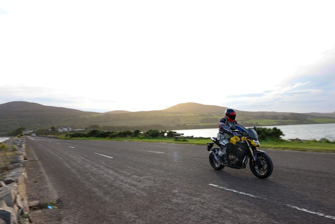 Super Test gamma Honda 500 my 2022 in Scozia: FOTO