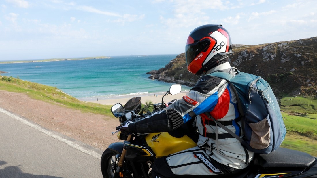 Super Test gamma Honda 500 my 2022 in Scozia: FOTO