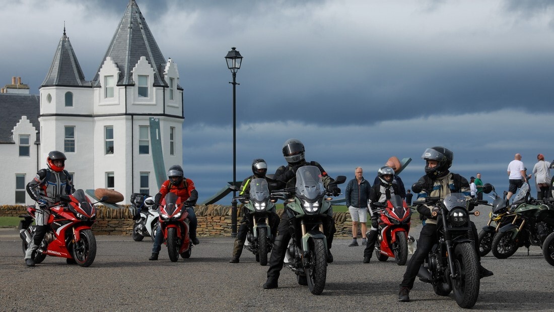 Super Test gamma Honda 500 my 2022 in Scozia: FOTO