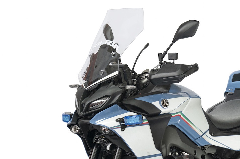 Yamaha Tracer 9 della Polizia di Stato a Eicma 2021