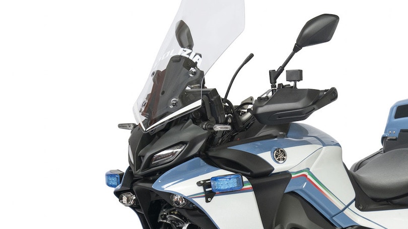 Yamaha Tracer 9 della Polizia di Stato a Eicma 2021