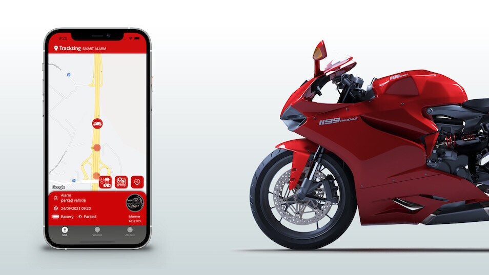 Trackting, Smart Alarm V.2 è la nuova versione dell'antifurto moto