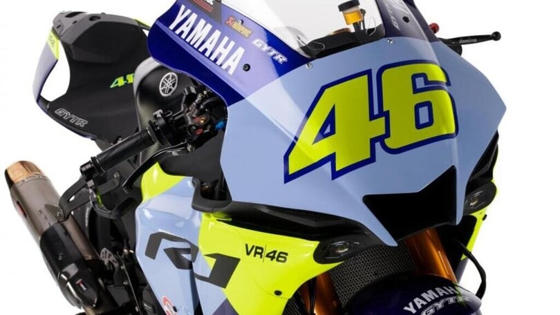 Yamaha R1 GYTR VR46 2022, tributo a Valentino Rossi