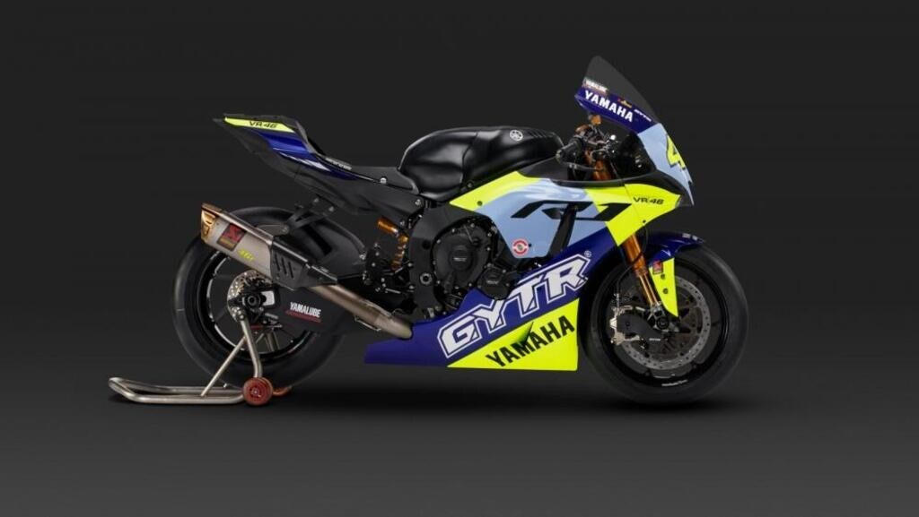 Yamaha R1 GYTR VR46 Tribute 2022, l'omaggio a Valentino Rossi