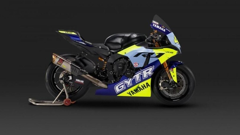 Yamaha R1 GYTR VR46 Tribute 2022, l'omaggio a Valentino Rossi