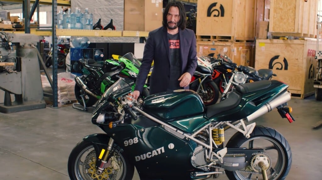 Keanu Reeves e la sua incredibile collezione di moto