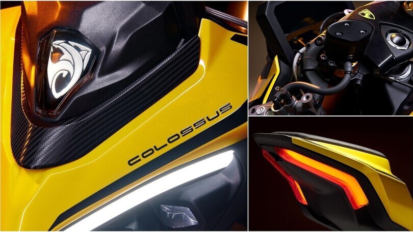 Damon HyperFighter Colossus, nuova naked elettrica da 200 CV