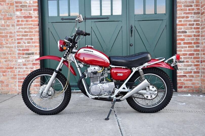 Honda SL350, la scrambler del 1971 appartenuta a John Wayne