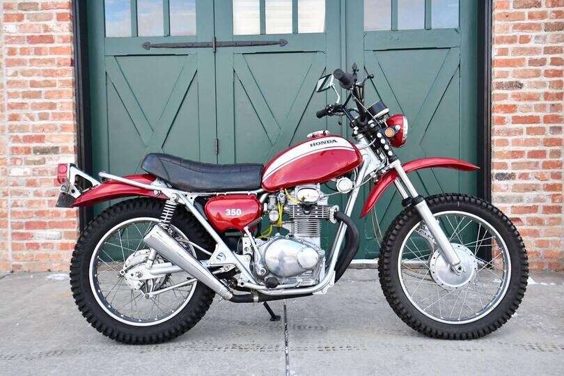 Honda SL350, la scrambler del 1971 appartenuta a John Wayne