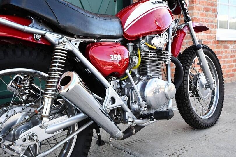 Honda SL350, la scrambler del 1971 appartenuta a John Wayne