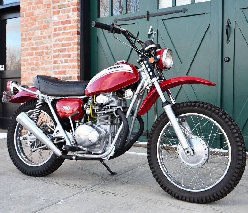 Honda SL350, la scrambler del 1971 appartenuta a John Wayne