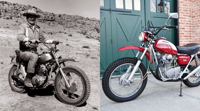 Honda SL350, all'asta la scrambler di John Wayne