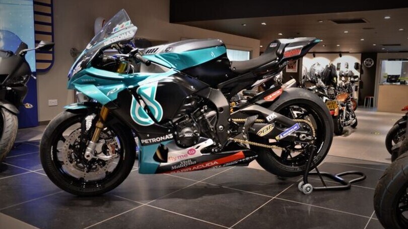 Yamaha SRT R-M1 Petronas, all'asta la moto-tributo a Valentino Rossi