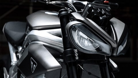 Triumph TE-1: le foto del prototipo