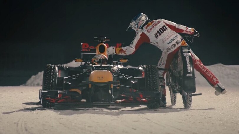 Max Verstappen a lezione da Franky Zorn: dalla F1 all’ice speedway