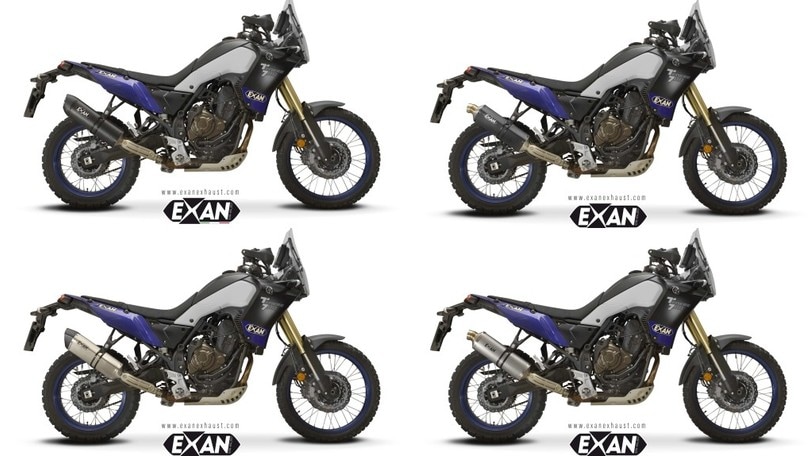 Yamaha Ténéré 700, quattro nuovi scarichi e un sistema racing by Exan