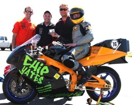 Swigz, la moto elettrica realizzata nel 2010: raggiungeva i 307 km/h