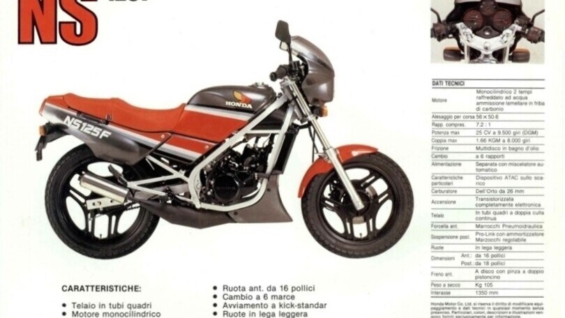 Honda NS125F FOTO