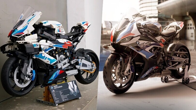 BMW M 1000 RR, al via da Milano il tour nei Lego store italiani