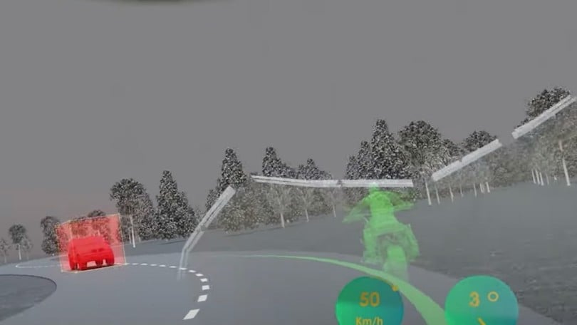 Sicurezza in moto: arriva il casco intelligente che suggerisce come guidare
