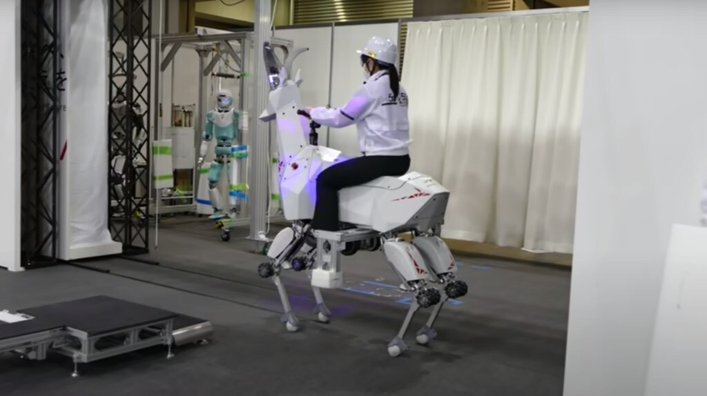 Kawasaki presenta Bex, il robot stambecco (con le ruote)