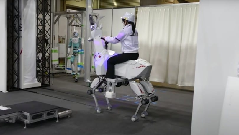 Kawasaki presenta Bex, il robot stambecco (con le ruote)